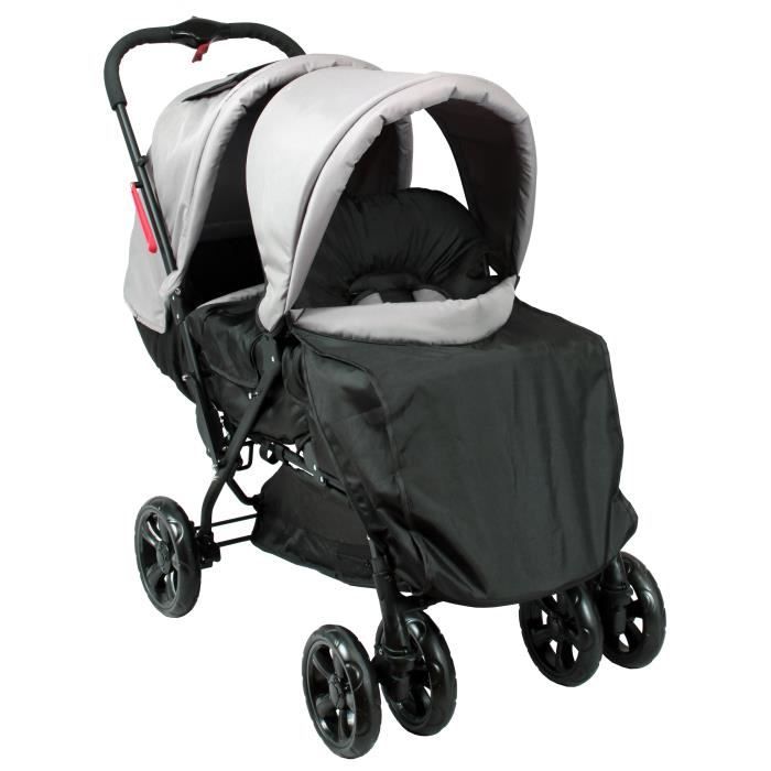 Poussette Double Bambisol Côte à Côte – Occasion – Réf V2184795