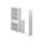 PRACTIC Dressing style contemporain blanc mat - L