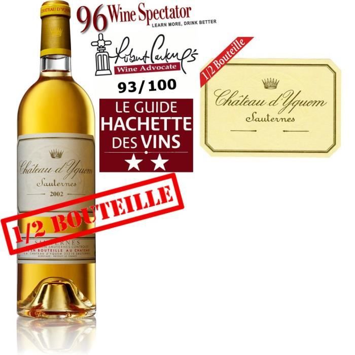 2002 (37.5cl)   Achat / Vente VIN BLANC Château Yquem 2002 (37