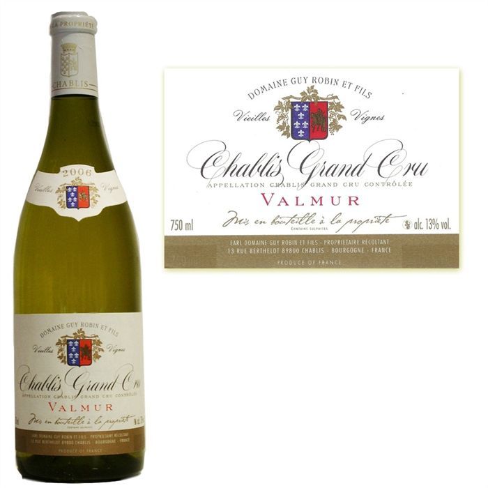 Domaine Guy Robin Chablis Grand Cru Valmur 2006   Achat / Vente VIN