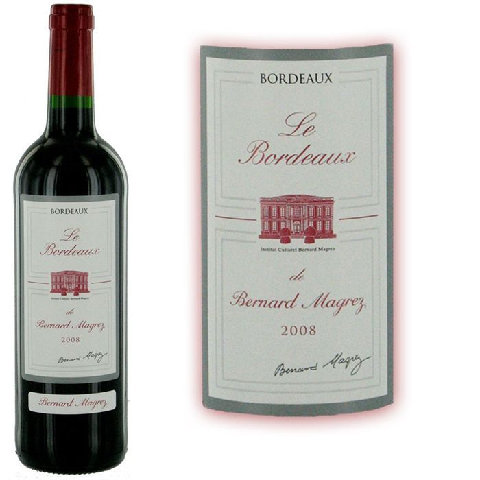 Bordeaux de Bernard Magrez 2008   Achat / Vente VIN ROUGE Bordeaux de