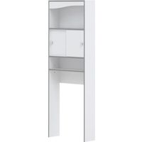 COLONNE - ARMOIRE WC VESSA Meuble WC ou machine à laver L 64 cm - Blanc COLONNE - ARMOIRE WC VESSA Meuble WC ou machine à laver L 64 cm - Blanc