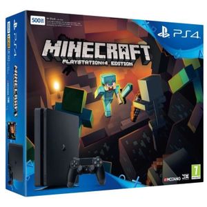 Nouvelle PS4 Slim 500 Go Minecraft (Voucher) Nouvelle PS4 Slim 500 Go Minecraft (Voucher)