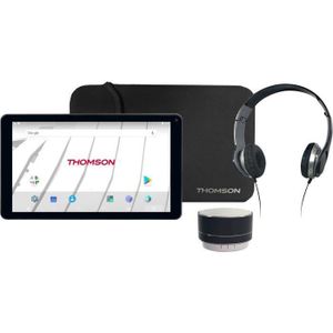 THOMSON Tablette TEO10 + Casque + Enceinte Bluetooth + Housse - Ecran 10,1'' - 32 Gb eMMC - Android 7.1 - Noir THOMSON Tablette TEO10 + Casque + Enceinte Bluetooth + Housse - Ecran 10,1'' - 32 Gb eMMC - Android 7.1 - Noir