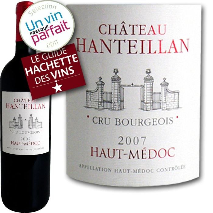 2007   Achat / Vente VIN ROUGE Château Hanteillan 2007  