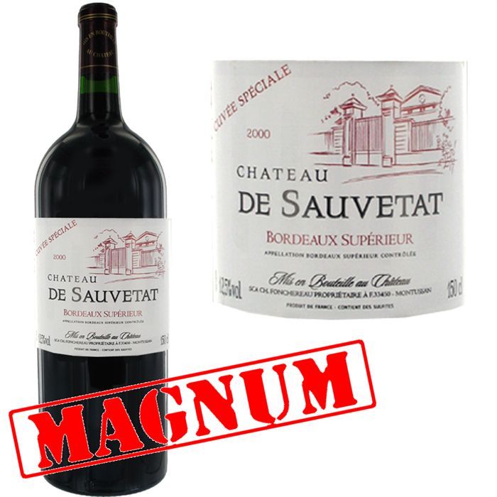 Sauvetat Magnum 2000   Achat / Vente VIN ROUGE Sauvetat Magnum 2000