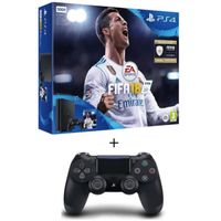 CONSOLE PS4 NOUVEAUTÉ PS4 Noire 500 Go + FIFA 18 + Manette PS4 DualShock CONSOLE PS4 NOUVEAUTÉ PS4 Noire 500 Go + FIFA 18 + Manette PS4 DualShock