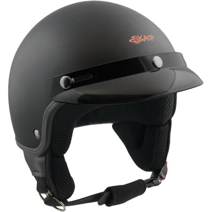 Skap Casque Jet 1fh Smarty Noir Mat Achat Vente Casque Moto
