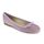 Chaussures cuir violet femme
