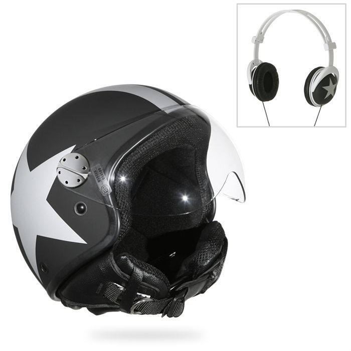 Casque Jet étoile Unusual Rider   Achat / Vente CASQUE Casque Jet