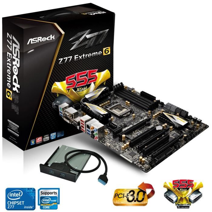 Carte mère socket LGA 1155   Chipset Intel Z77   4 slots DDR3   SATA