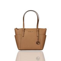SAC À MAIN MICHAEL KORS - JET SET ITEM Sac cabas en cuir came SAC À MAIN MICHAEL KORS - JET SET ITEM Sac cabas en cuir came