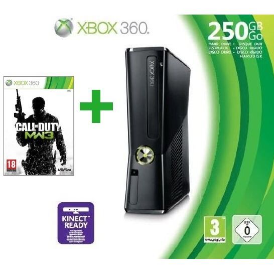 XBOX 360 250Go + MANETTE SANS FIL + CALL OF DUTY   Achat / Vente XBOX