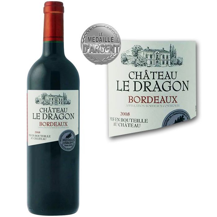 le Dragon 2008   Achat / Vente VIN ROUGE Château le Dragon 2008