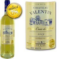 VIN BLANC Château Valentin Sainte Croix du Mont 2009 VIN BLANC Château Valentin Sainte Croix du Mont 2009