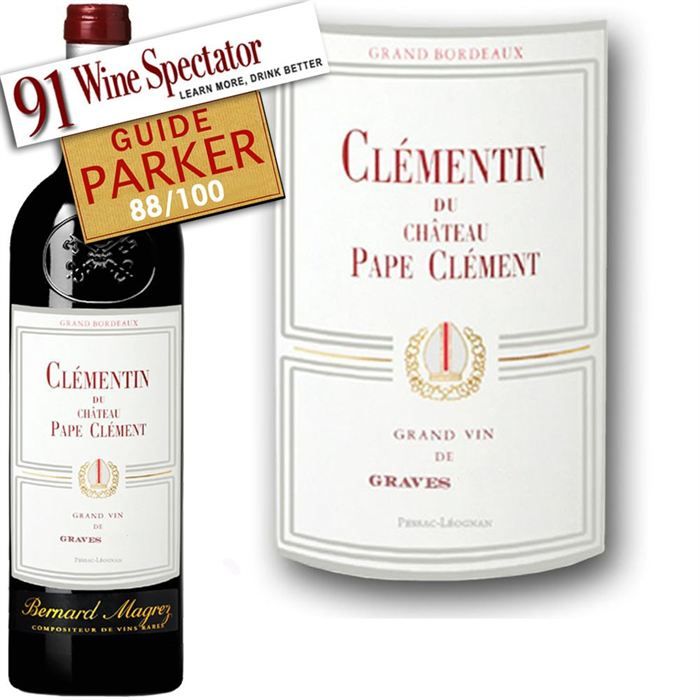 2009   Achat / Vente VIN ROUGE Clémentin de Pape Clément 2009