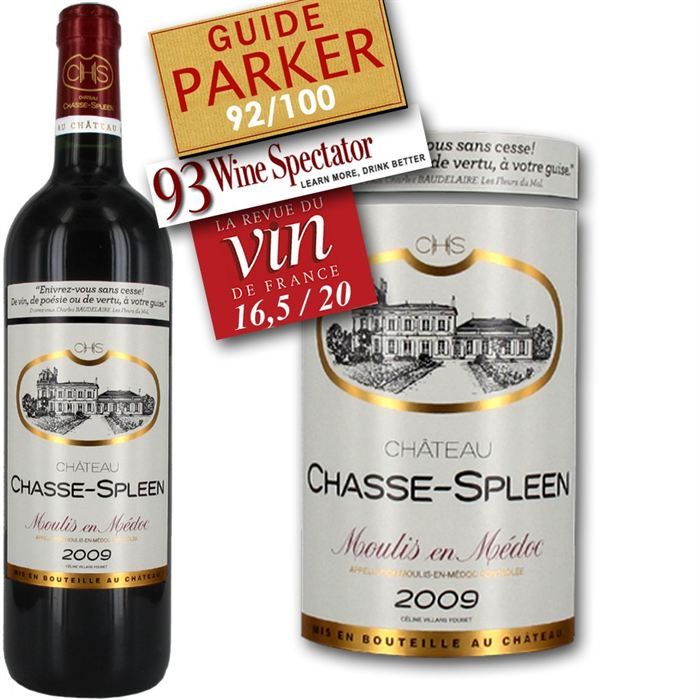 Château Chasse Spleen Moulis 2009   Achat / Vente VIN ROUGE Château 