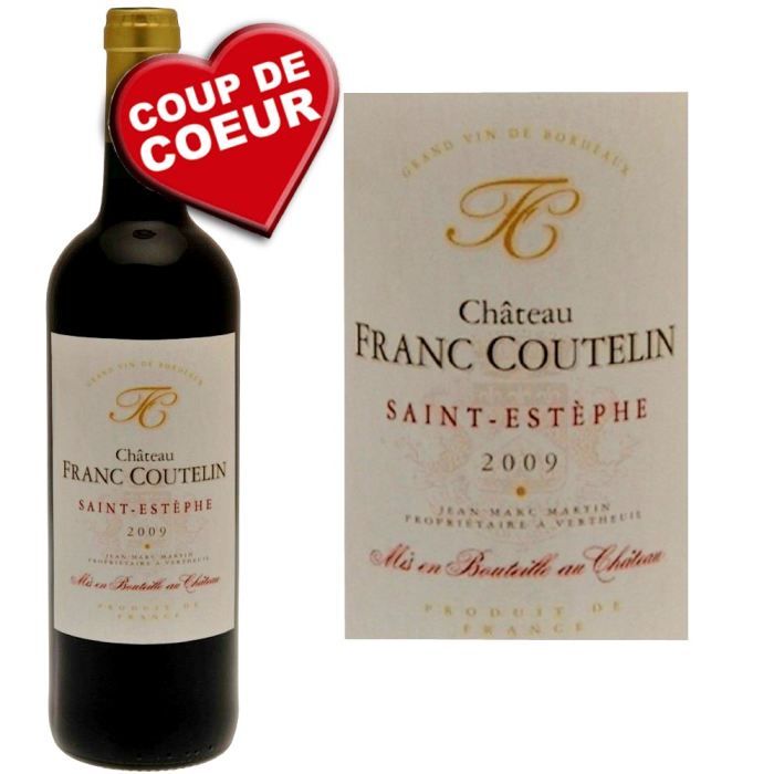 2009   Achat / Vente VIN ROUGE Château Franc Coutelin 2009