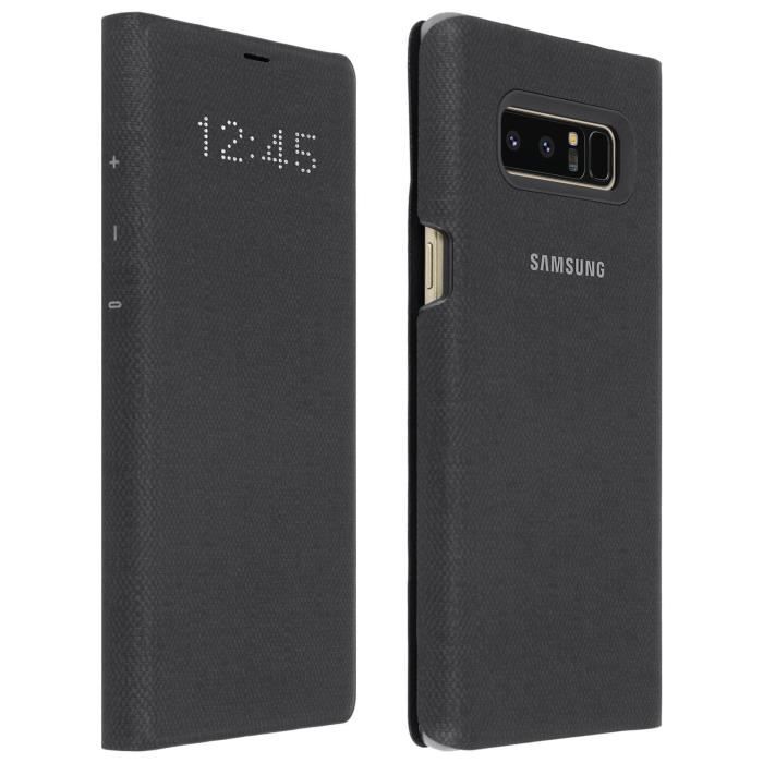 samsung note 8 coque led