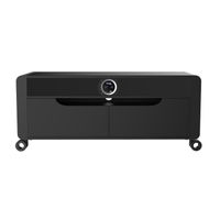 MEUBLE HIFI INTÉGRÉE PRESTIGE FULLMOON Meuble TV Home Cinéma Noir MEUBLE HIFI INTÉGRÉE PRESTIGE FULLMOON Meuble TV Home Cinéma Noir