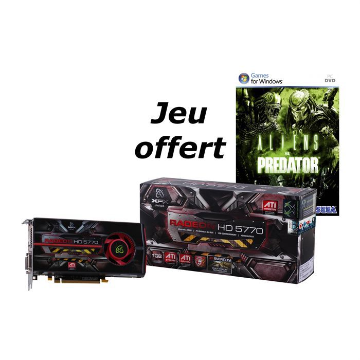 XFX ATI HD 5770 1Go   Achat / Vente CARTE GRAPHIQUE XFX ATI HD 5770