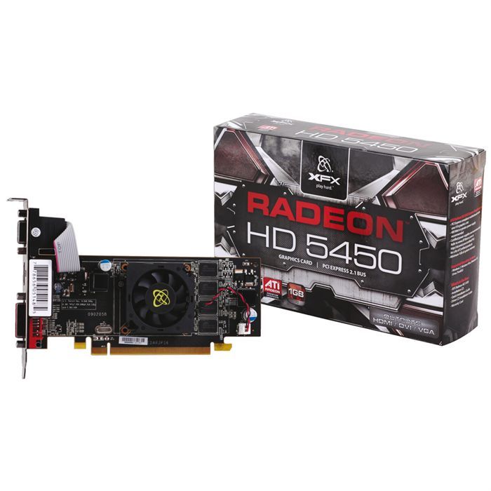 XFX ATI HD 5450 1Go GDDR2   Achat / Vente CARTE GRAPHIQUE XFX ATI HD