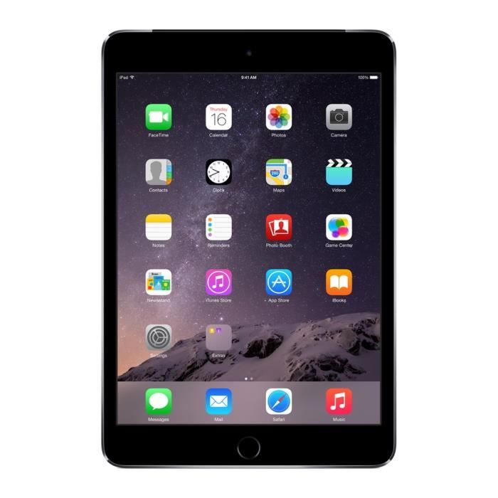 Apple iPad mini 3 Wi-Fi Cellular 16Go Gris si1
