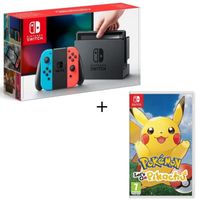 CONSOLE NINTENDO SWITCH Pack Nintendo Switch + Pokemon Let's Go Pikachu CONSOLE NINTENDO SWITCH Pack Nintendo Switch + Pokemon Let's Go Pikachu