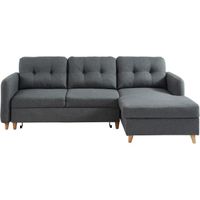 CANAPÉ - SOFA - DIVAN ELIS Canapé d'angle droit convertible 4 places - T CANAPÉ - SOFA - DIVAN ELIS Canapé d'angle droit convertible 4 places - T
