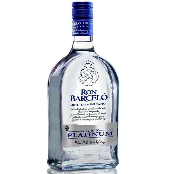 Barcelo Platinum 70cl   Rhum blanc Super Premium   origine République