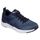 SKECHERS Baskets Nichlas - Homme - Bleu marine