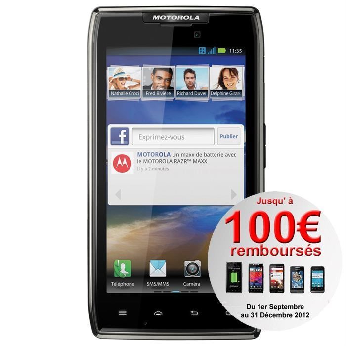 MOTOROLA RAZR MAXX   Achat / Vente SMARTPHONE MOTOROLA RAZR MAXX