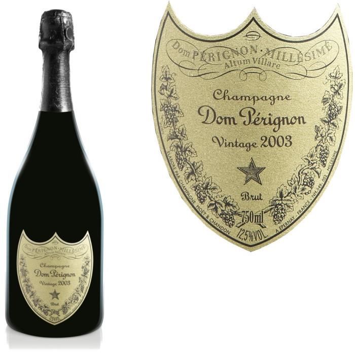 Dom Pérignon Millésime 2003   Achat / Vente CHAMPAGNE Dom Pérignon