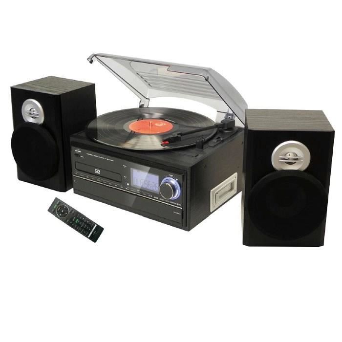 Amazing Chaine Hifi Tourne Disque #5: CHAINE HI-FI INOVALLEY RETRO19 Chaîne HiFi Graveur CD Et Encoda Amazing Chaine Hifi Tourne Disque #5: CHAINE HI-FI INOVALLEY RETRO19 Chaîne HiFi Graveur CD Et Encoda