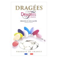DRAGÉES DRAGEES DE FRANCE Dragées aux Chocolats - Blanc - DRAGÉES DRAGEES DE FRANCE Dragées aux Chocolats - Blanc -