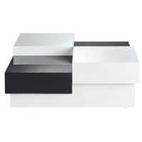 TABLE BASSE MIAMI Table basse carrée style contemporain laquée TABLE BASSE MIAMI Table basse carrée style contemporain laquée