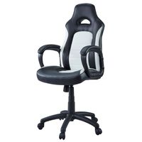 CHAISE DE BUREAU Fauteuil de Bureau Façon Siège Baquet Sprint noir CHAISE DE BUREAU Fauteuil de Bureau Façon Siège Baquet Sprint noir