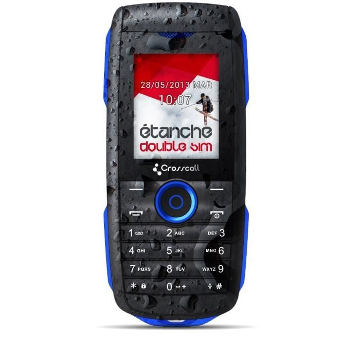 CROSSCALL EXPLORER Noir/Bleu   Achat / Vente TELEPHONE PORTABLE