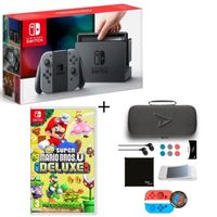 CONSOLE NINTENDO SWITCH Pack Nintendo Switch Grise + Super Mario Bros U De CONSOLE NINTENDO SWITCH Pack Nintendo Switch Grise + Super Mario Bros U De