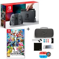 CONSOLE NINTENDO SWITCH Pack Nintendo Switch Grise + Super Smash Bros Ulti CONSOLE NINTENDO SWITCH Pack Nintendo Switch Grise + Super Smash Bros Ulti
