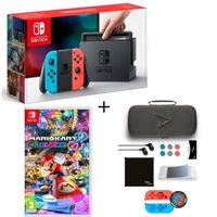 CONSOLE NINTENDO SWITCH Pack Nintendo Switch Néon + Mario Kart 8 Deluxe + CONSOLE NINTENDO SWITCH Pack Nintendo Switch Néon + Mario Kart 8 Deluxe +