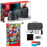 CONSOLE NINTENDO SWITCH Pack Nintendo Switch Grise + Super Mario Odyssey + CONSOLE NINTENDO SWITCH Pack Nintendo Switch Grise + Super Mario Odyssey +