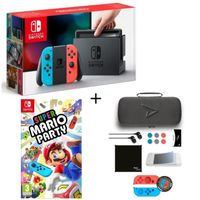 CONSOLE NINTENDO SWITCH Pack Nintendo Switch Néon + Super Mario Party + Pa CONSOLE NINTENDO SWITCH Pack Nintendo Switch Néon + Super Mario Party + Pa