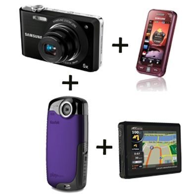 SAMSUNG PL80 + KODAK PlaySport Violet + SAMSUNG S5   Achat / Vente