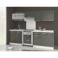 CUISINE COMPLÈTE ULTRA Cuisine complète avec plan de travail L 2m40 CUISINE COMPLÈTE ULTRA Cuisine complète avec plan de travail L 2m40