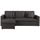 ASPEN Canapé d'angle réversible convertible 4 plac