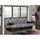STARO Banquette clic-clac 3 places - Tissu noir Ma