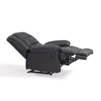 FAUTEUIL VOLUPTO Fauteuil de relaxation en cuir Noir - Cont FAUTEUIL VOLUPTO Fauteuil de relaxation en cuir Noir - Cont