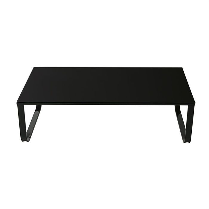 Table basse noire - les bons plans de Micromonde