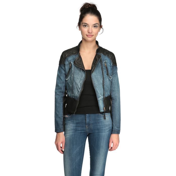 Achat Paris Veste Blouson Vente Femme Stone De Noir L'amie Et 56OxE8w8q